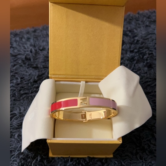 Fendi Bicolour Enamel Bracelet - Picture 1 of 9